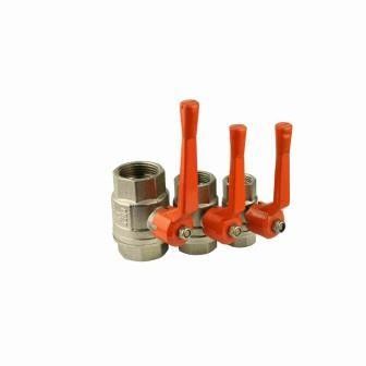 Gevormde CW617N Messing Ball Valves 1/2 inch tot 4 inch Butterfly Handle Ball Valve