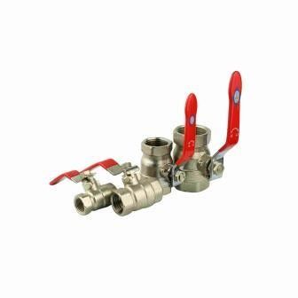 Gevormde CW617N Messing Ball Valves 1/2 inch tot 4 inch Butterfly Handle Ball Valve