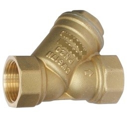 Rechte INO10101 3 4 Messing Y Strainer Pipeline 2 X Vrouwelijke draad Messing Strainer Valve