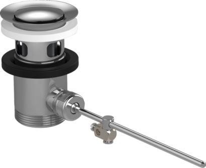 Chroom Zwart Afval Set Pop Up Voor Basin Mixer En Bidet Mixers Wit