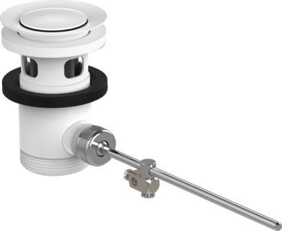 Chroom Zwart Afval Set Pop Up Voor Basin Mixer En Bidet Mixers Wit