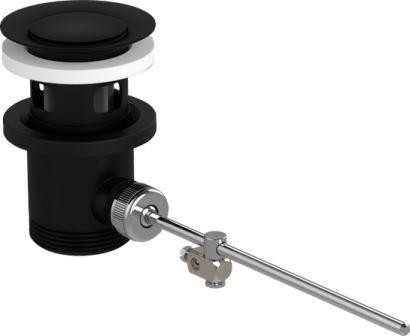 Chroom Zwart Afval Set Pop Up Voor Basin Mixer En Bidet Mixers Wit