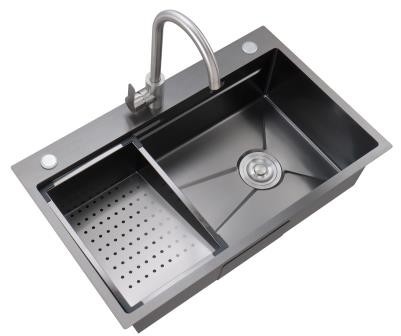 304SS Roestvrij staal winkel wasbak Nano coating Roestvrij staal Single Bowl Keuken wasbak