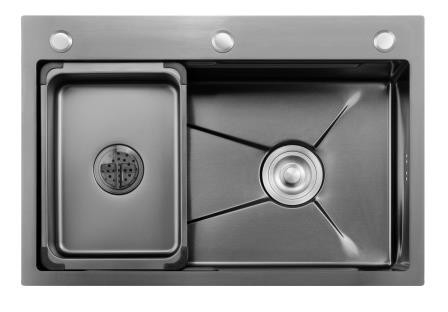 304SS Roestvrij staal winkel wasbak Nano coating Roestvrij staal Single Bowl Keuken wasbak