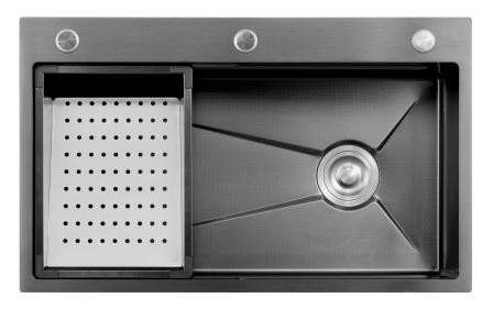304SS Roestvrij staal winkel wasbak Nano coating Roestvrij staal Single Bowl Keuken wasbak