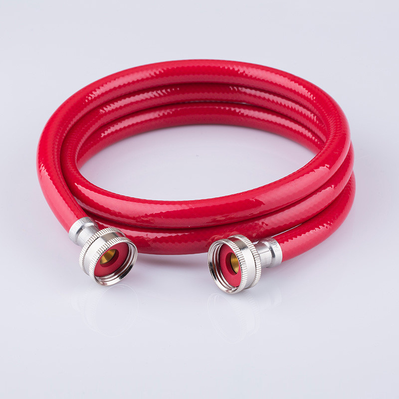 Polish Surface PVC Flex Braided Hose Wasmachine Gekrompen rubberen slang