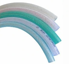 Niet-torsieklare flexibele versterkte slang water PVC gevlochten slang voor tuinwassen