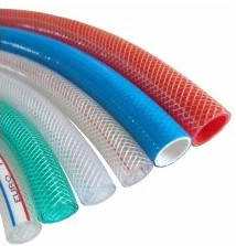 Niet-torsieklare flexibele versterkte slang water PVC gevlochten slang voor tuinwassen