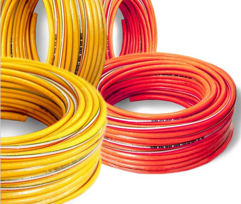 Oliebestendige flexibele slangen zacht lichtgewicht compressor PVC hybride luchtslang 300 Psi