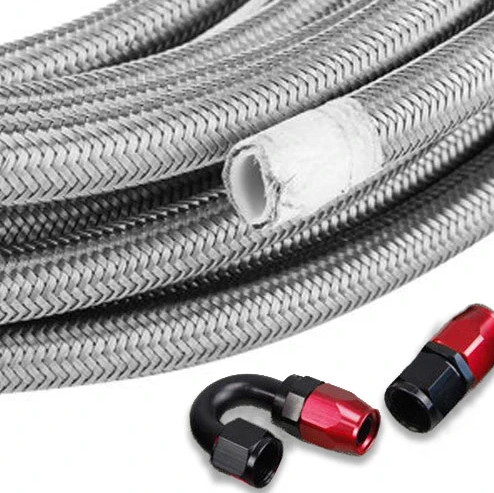 5/16 inch flexibele slangen roestvrij staal gevlochten PTFE gevlochten brandstof olie koeler slang lijnen