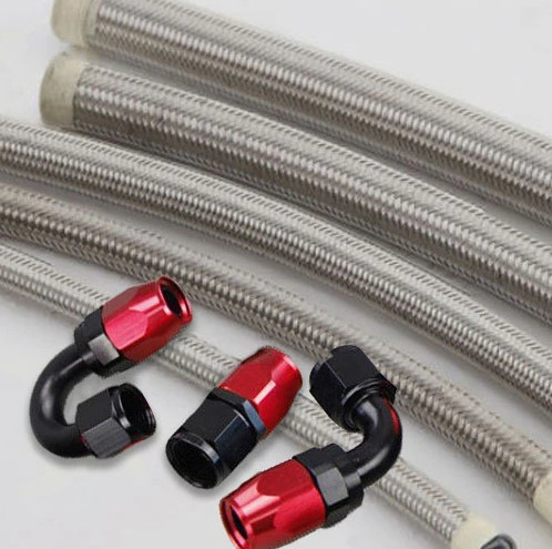 5/16 inch flexibele slangen roestvrij staal gevlochten PTFE gevlochten brandstof olie koeler slang lijnen