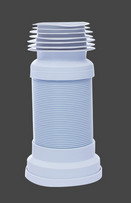 Metalen draad WC Long Toilet Pan Connector Pipe P Trap Wc Connector met metalen versterking