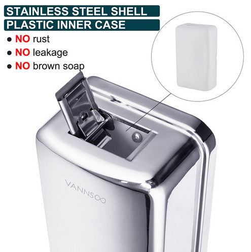 34 gram badkamer douche zeep dispenser corrosiebestendige bekleding badkamer accessoires