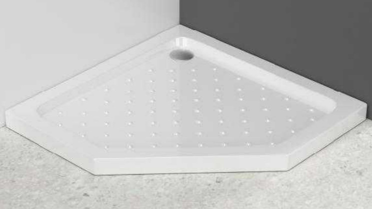 3/8in Dikte Grist Patroon Glas Douche Cubicles Diversified Pivot Door Douche Behuizing