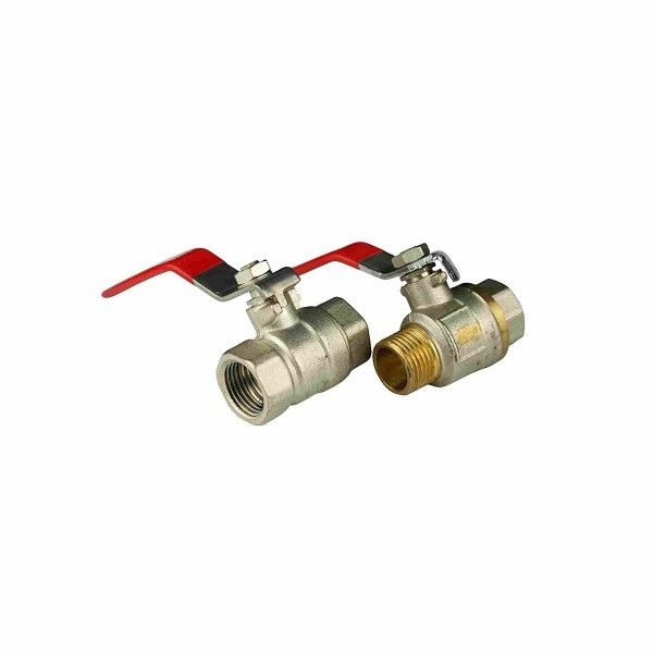 Gevormde CW617N Messing Ball Valves 1/2 inch tot 4 inch Butterfly Handle Ball Valve