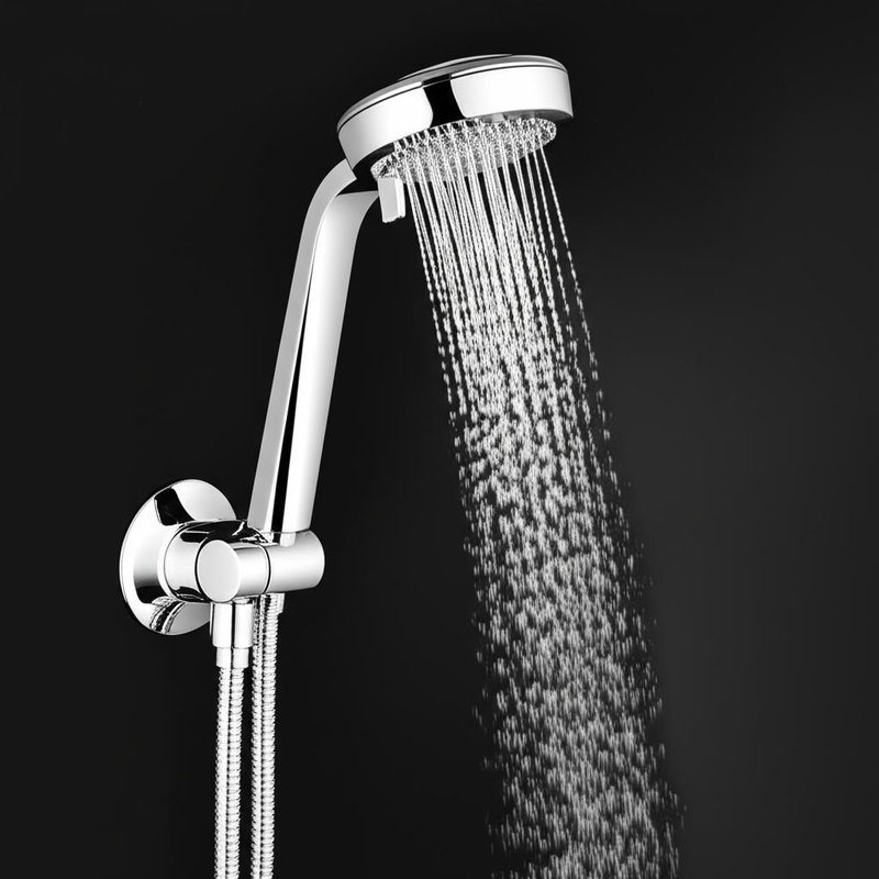 Gunmetal blootgestelde douchekolomset met multifunctionele omstelkraan en messing handdouche bundelpakket