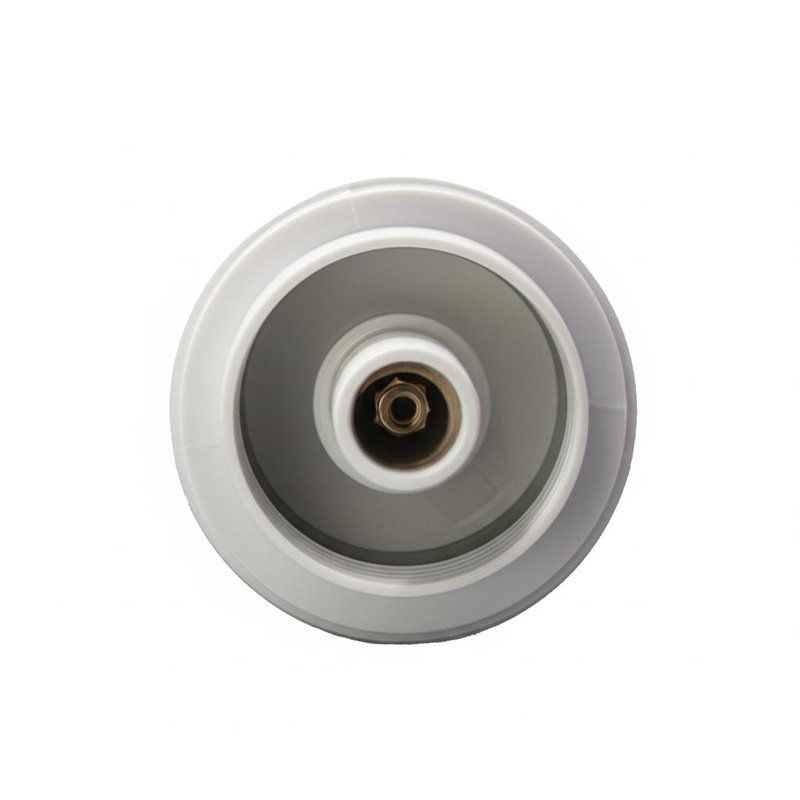 Witte, moderne, aan de muur gemonteerde douche kraan, dubbelbesturingsdiverter met 4-functiehandspray
