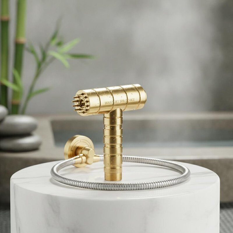 Waist Jet Brass SPA-apparaat Handdouche met verbeterde duurzaamheid Geschikt voor spa's en therapeutische omgevingen